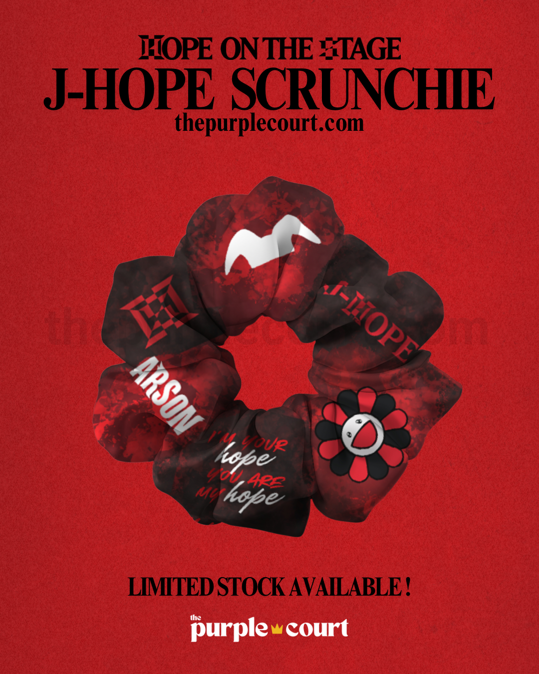 j-hope Hope On The Stage Scrunchie
