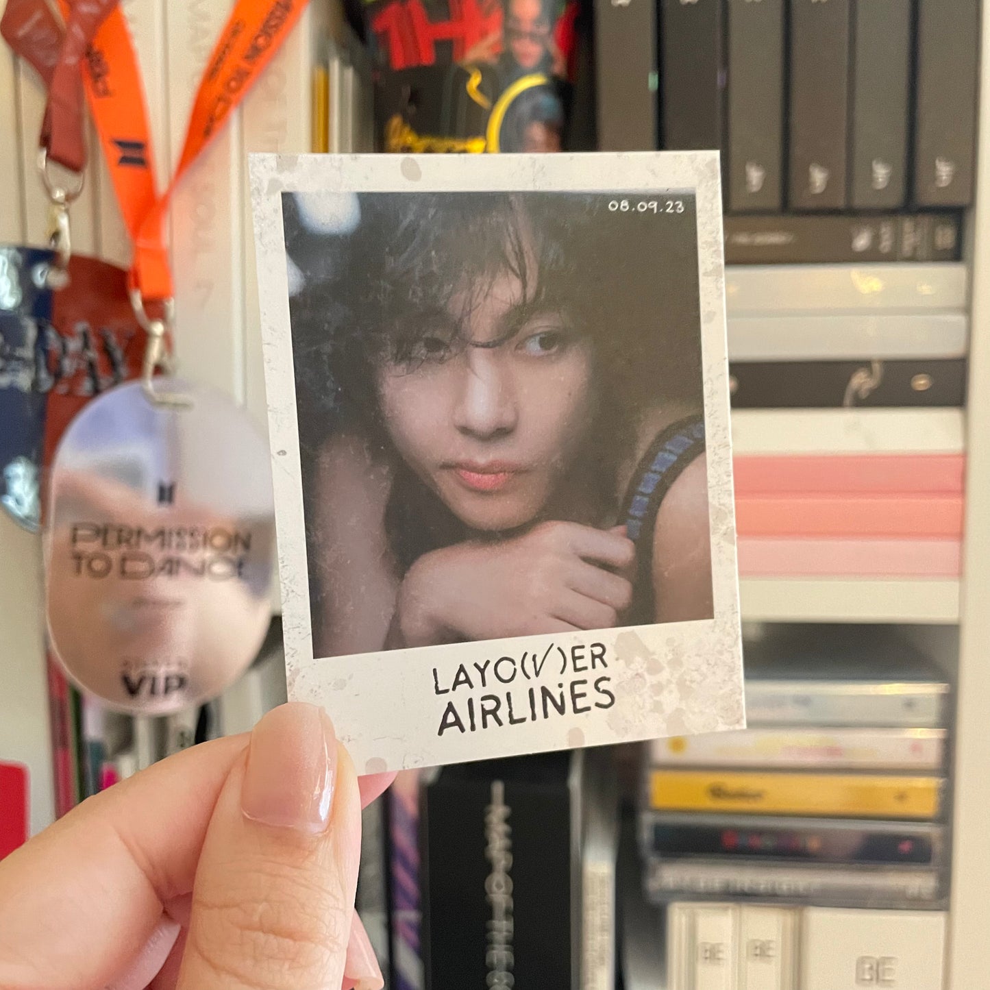 Taehyung Layover Polaroid Photocards