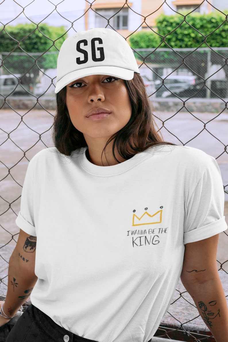 Yoongi I Wanna Be The King T-Shirt - pocket design