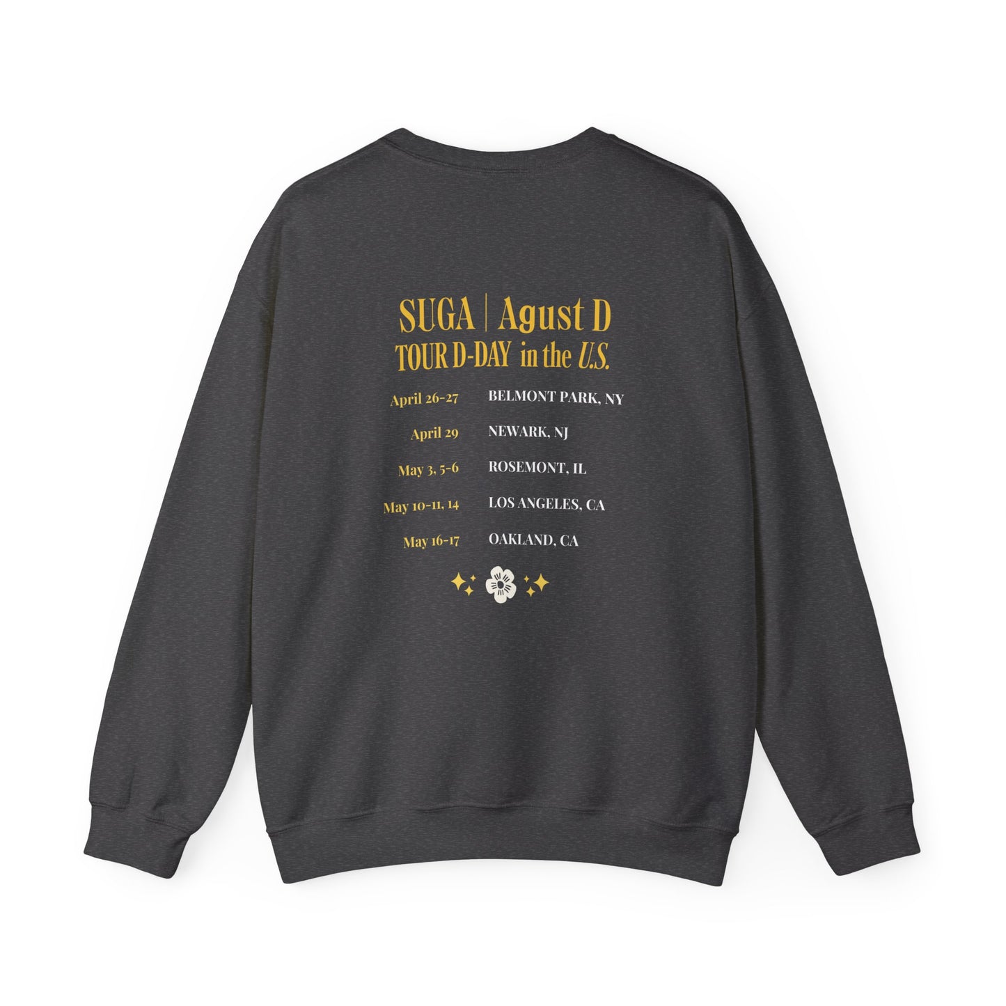 SUGA Agust D Tour D-Day Guitar Pick Sweatshirt