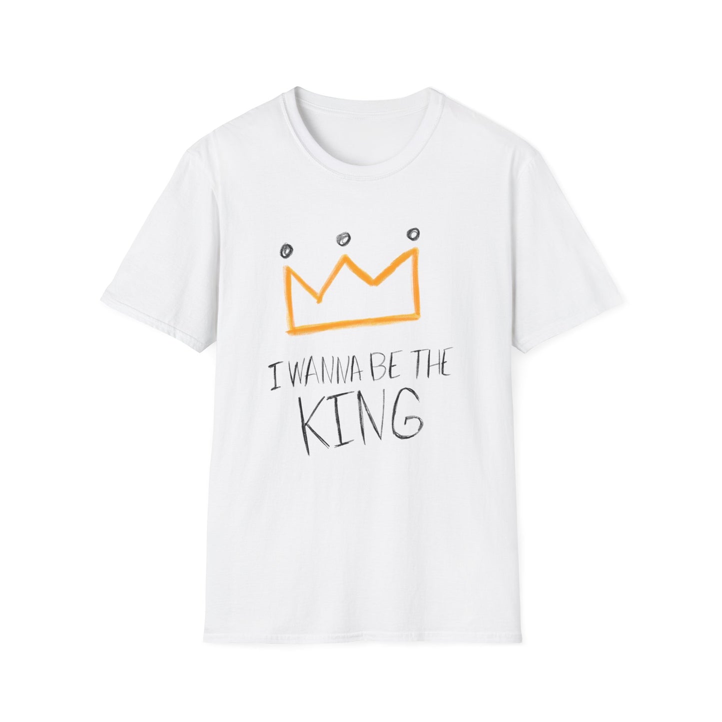 Yoongi I Wanna Be The King T-Shirt - full design