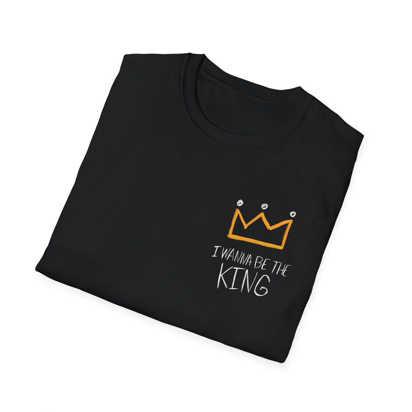 Yoongi I Wanna Be The King T-Shirt - pocket design