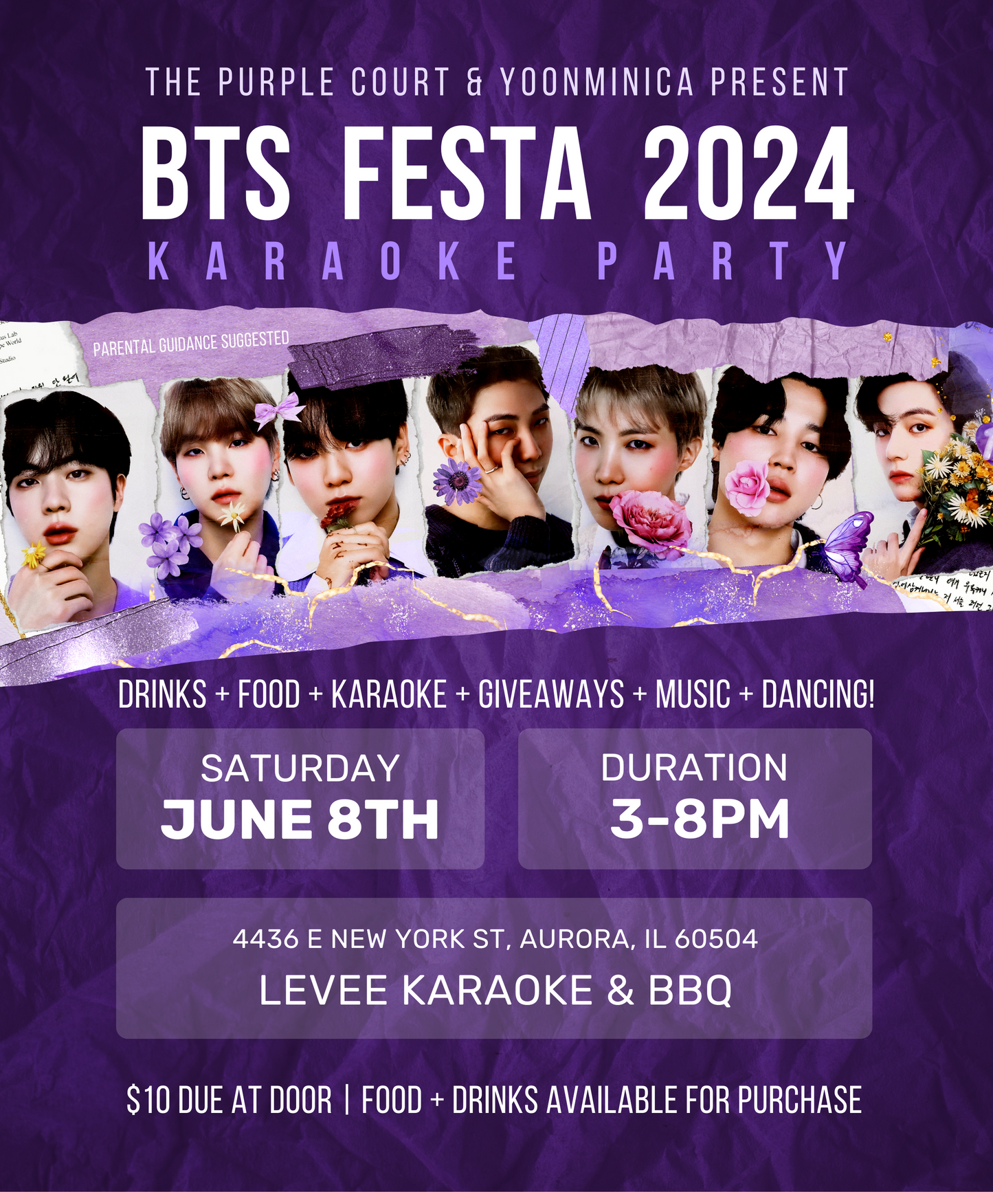 BTS FESTA 2024 - Donation Tier - Cupsleeve, Mini Print, Photocards & Stickers