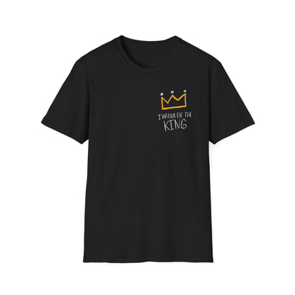Yoongi I Wanna Be The King T-Shirt - pocket design