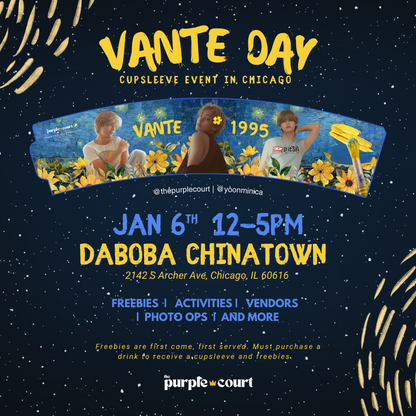 Taehyung Birthday Cupsleeve + One Page Calendar Set