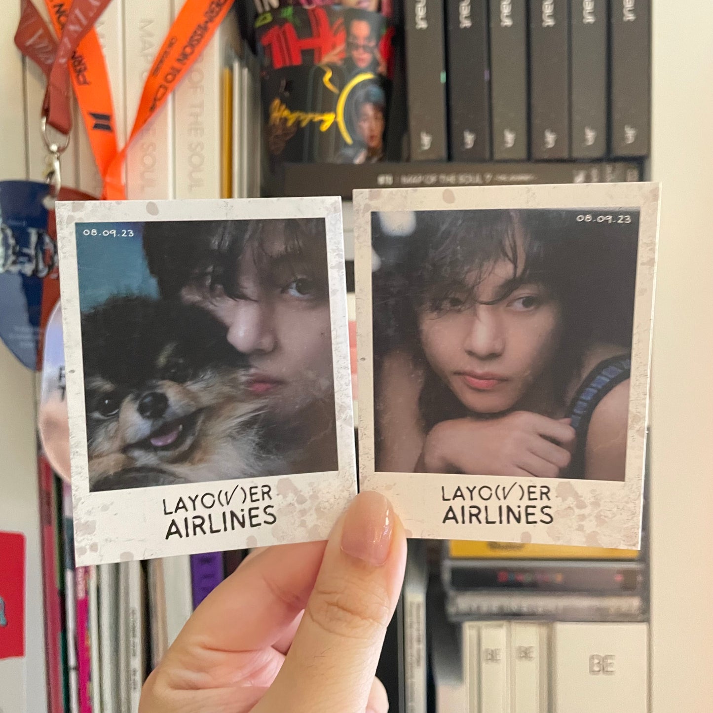 Taehyung Layover Polaroid Photocards