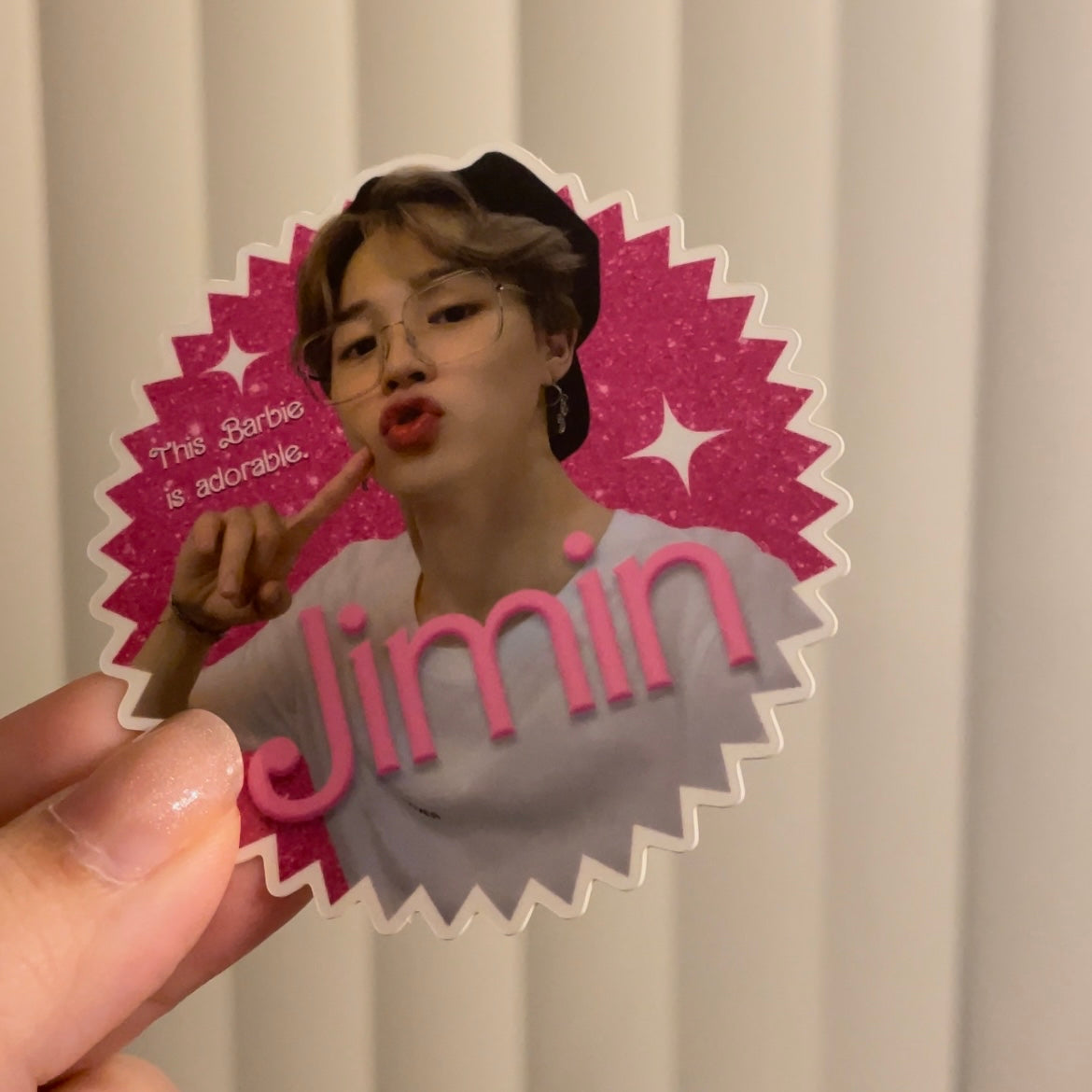 Jimin Barbie Sticker