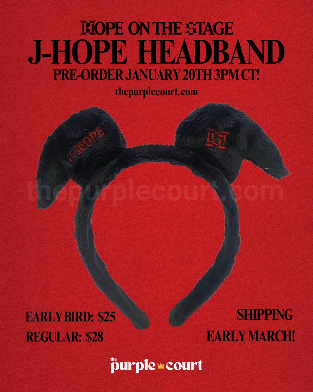 j-hope Hope On The Stage Headband