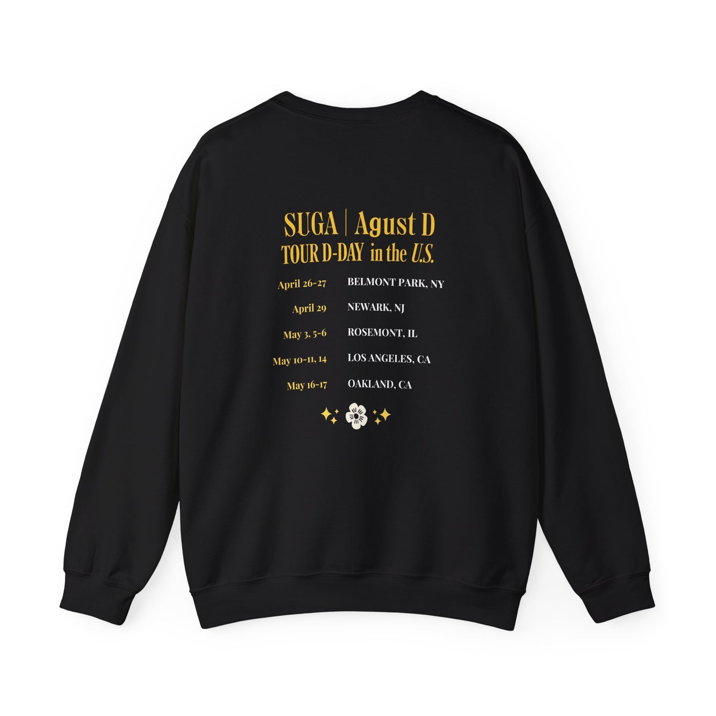 SUGA Agust D Tour D-Day Guitar Pick Sweatshirt
