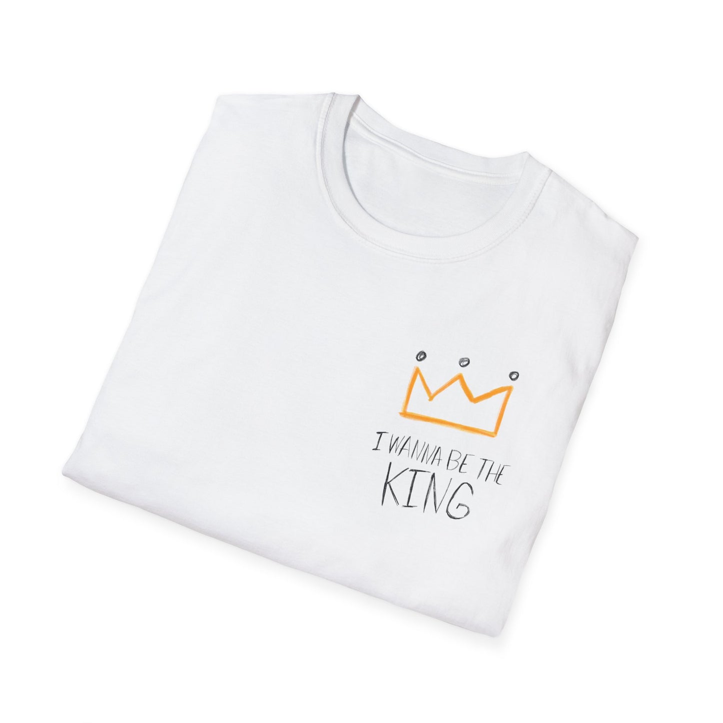 Yoongi I Wanna Be The King T-Shirt - pocket design