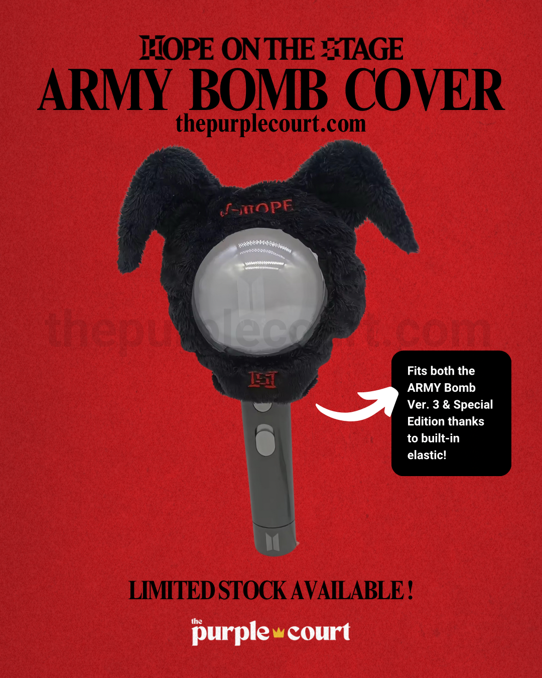 j-hope Hope On The Stage ARMY B0MB Lightstick Cover