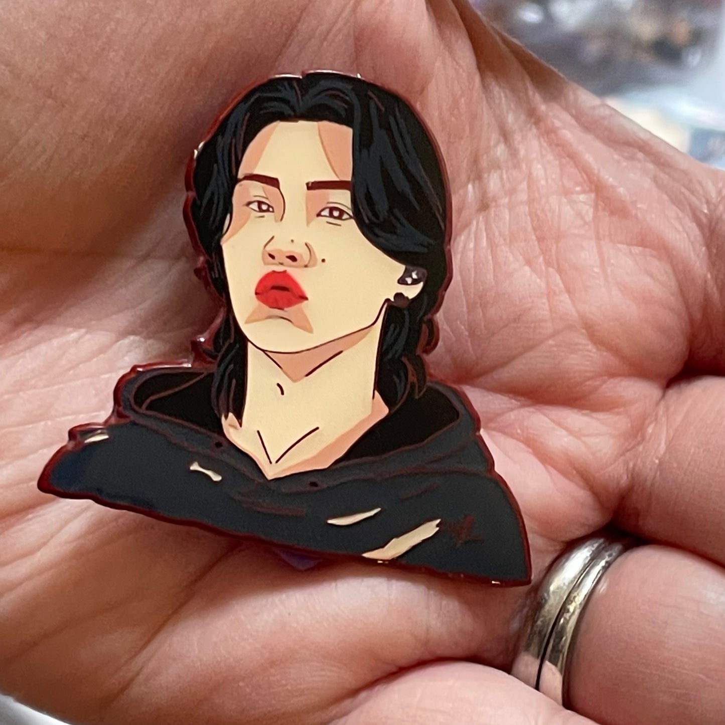 Kissy Face Yoongi Enamel Pin