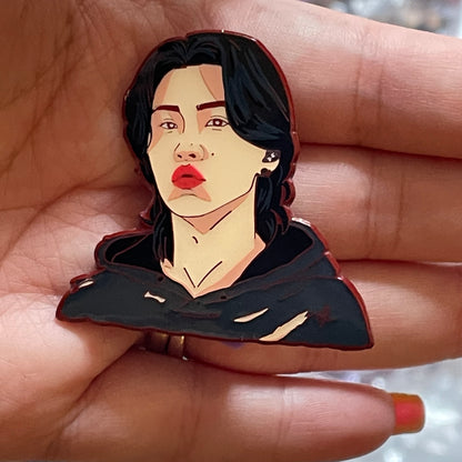 Kissy Face Yoongi Enamel Pin