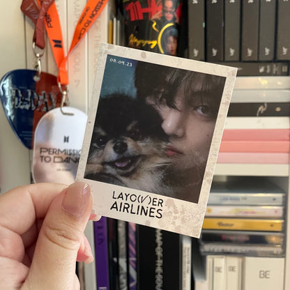 Taehyung Layover Polaroid Photocards