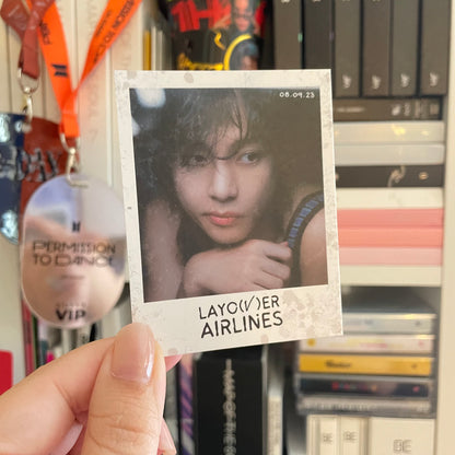 Taehyung Layover Polaroid Photocards