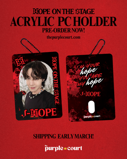 j-hope Hope On The Stage Photocard Holder