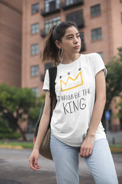 Yoongi I Wanna Be The King T-Shirt - full design