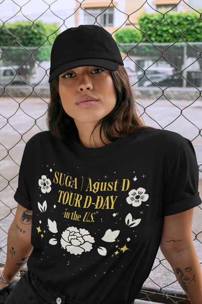 SUGA Agust D Tour D-Day Guitar Pick T-shirt