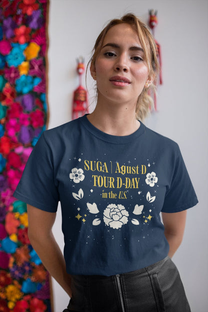 SUGA Agust D Tour D-Day Guitar Pick T-shirt