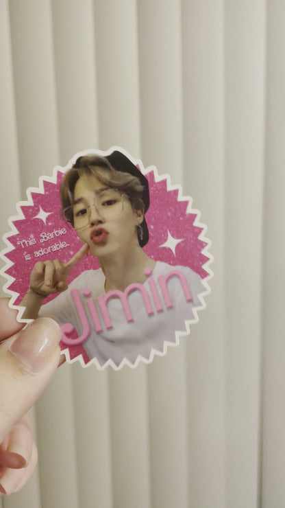 Jimin Barbie Sticker