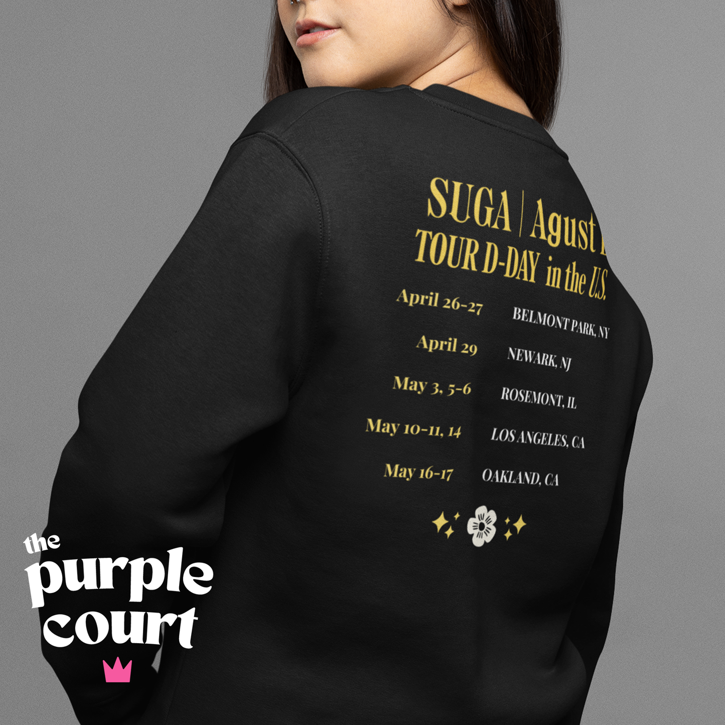 SUGA Agust D Tour D-Day Guitar Pick Sweatshirt