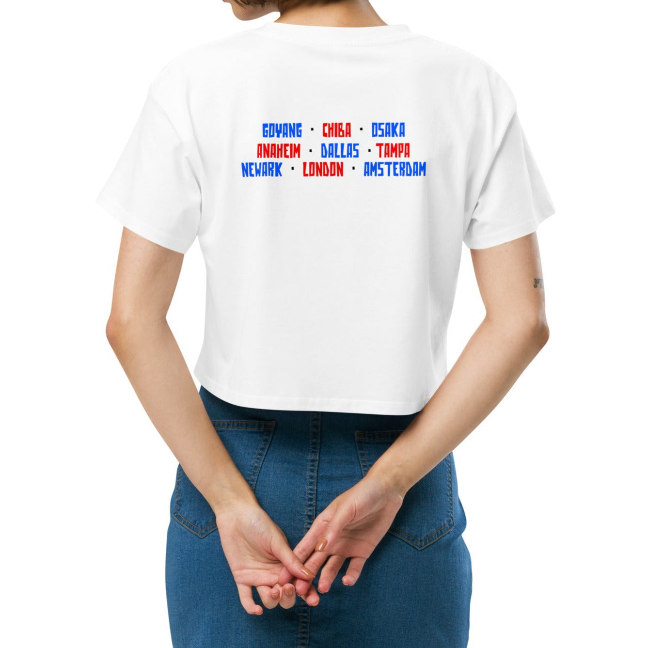 Run Seokjin Tour Crop Tee
