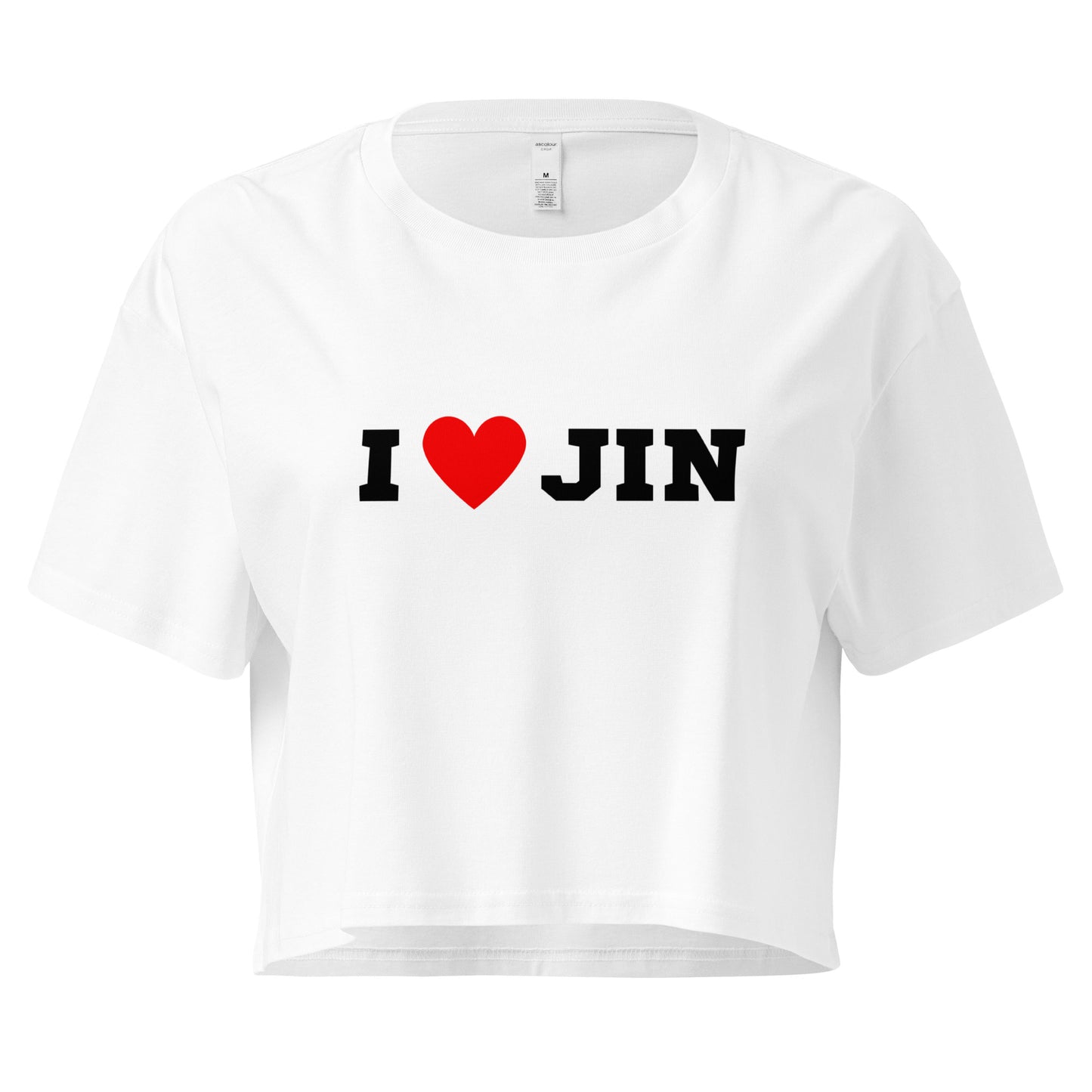 I Love Jin Crop Tee