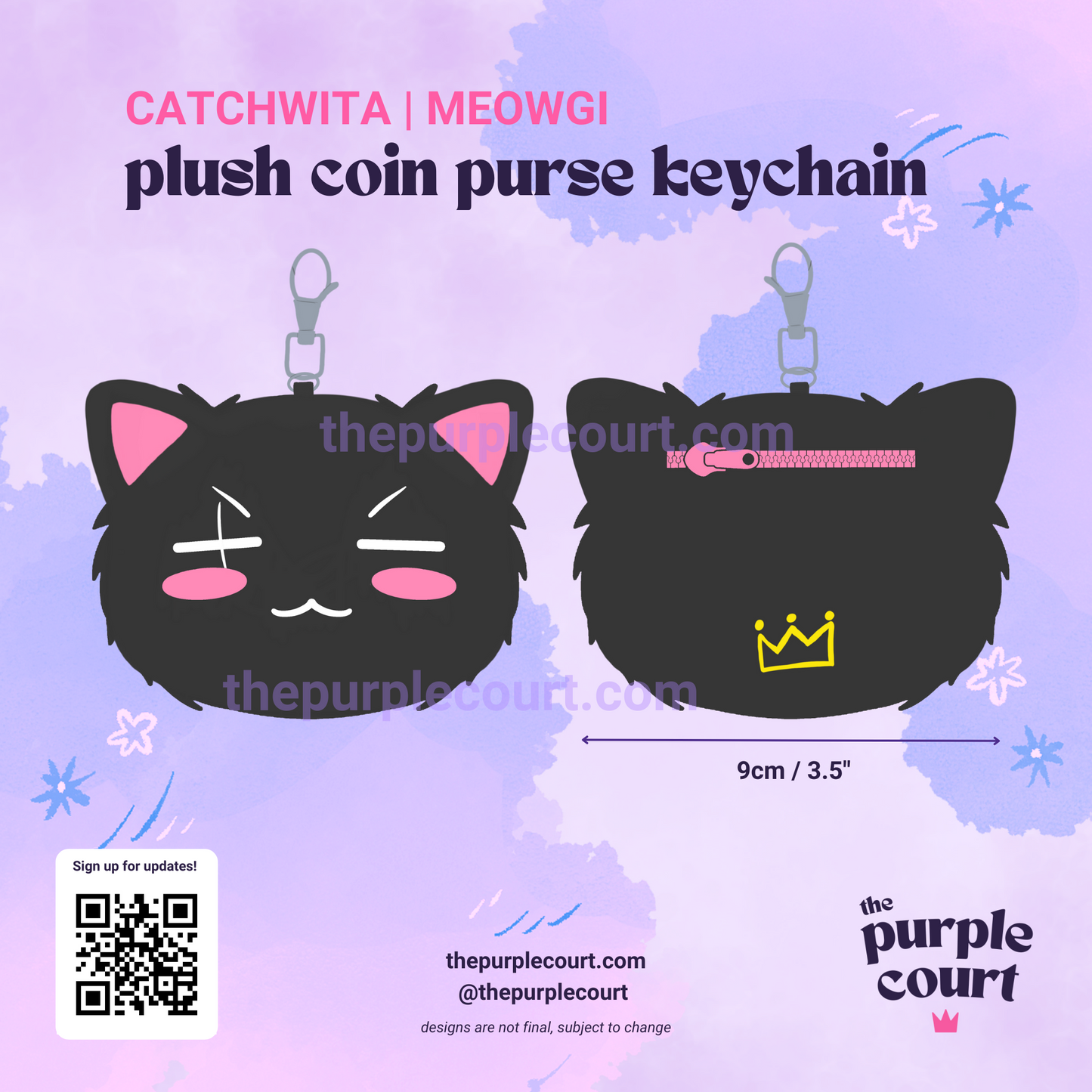 Catchwita Plush Coin Purse Keychain