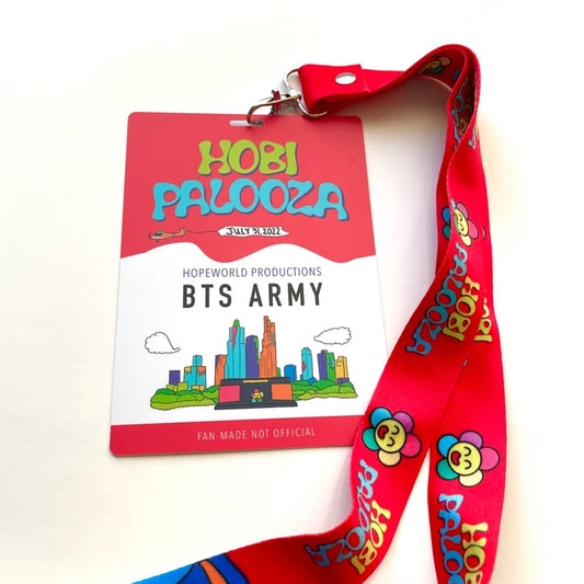 HOBIPALOOZA Lanyard with Card